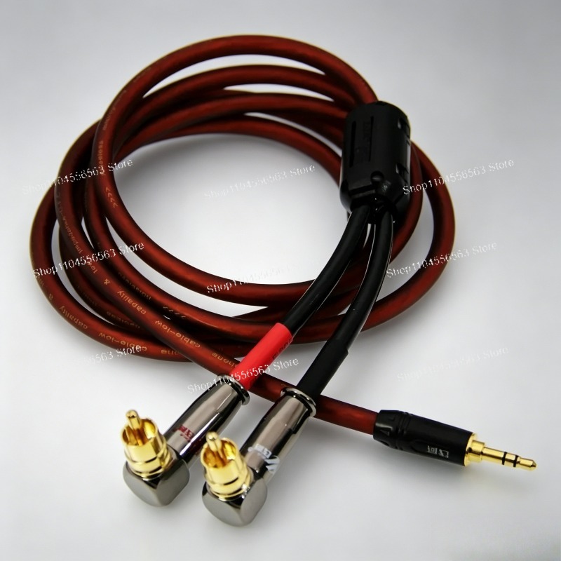 Audio Cable Rca - 3,5 naar Dual RCA audiokabel Zuiver