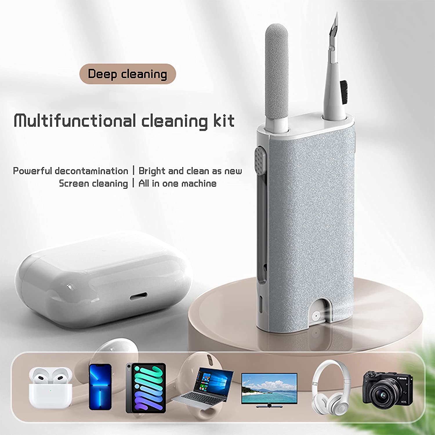 Diy Headphone - 5-in-1 oortelefoonreiniger Borstelset Camera Telefoon Tablet