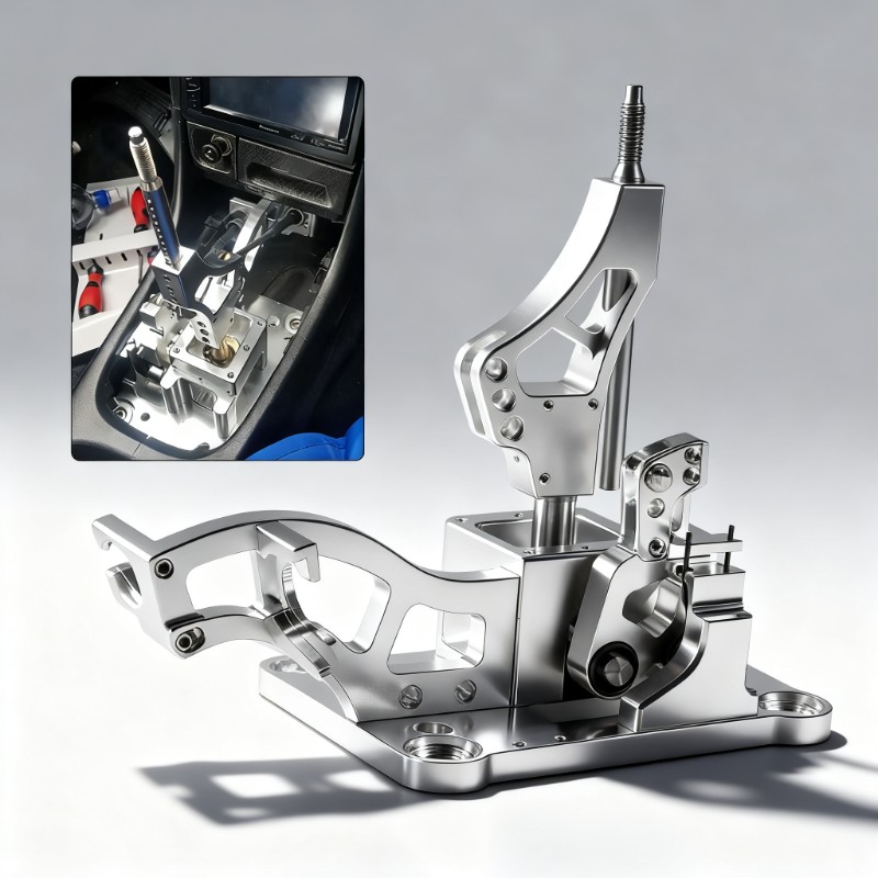 Knob Aluminum - Aluminium schakelknop voor Honda Civic EG