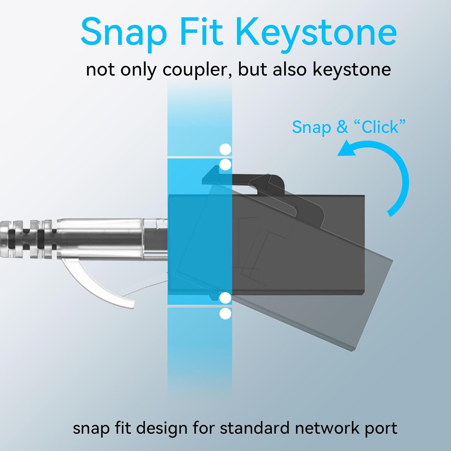 RJ45 Cat6 Keystone Coupler Int - Rj45 Jack recensie en prijs