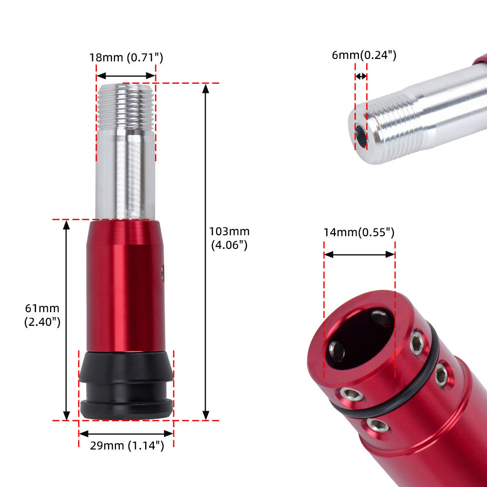 Adapter voor de schakelknop va - Knob Aluminum recensie en prijs