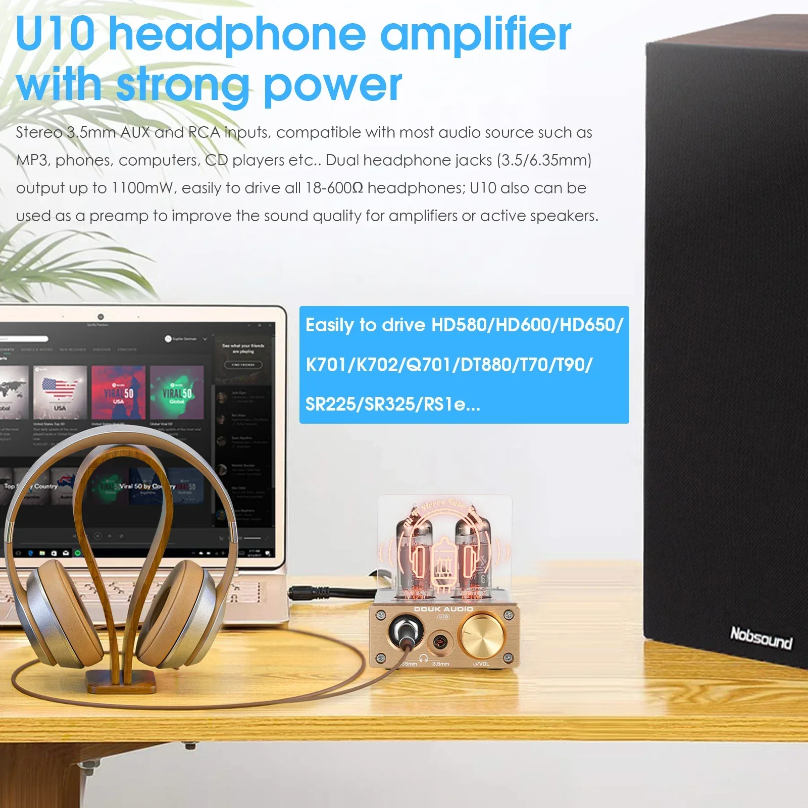Douk Audio U10 Mini buizenvoor - Headphone Amplifier recensie en prijs