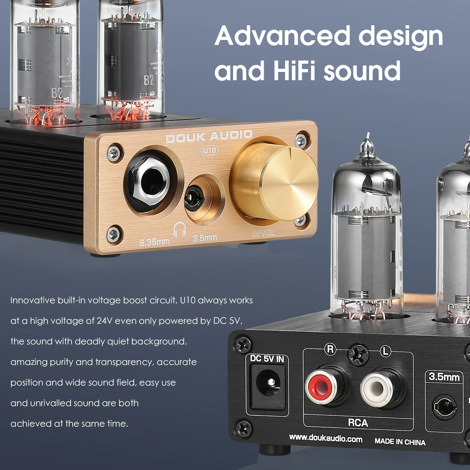 Douk Audio U10 Mini buizenvoor - Headphone Amplifier recensie en prijs