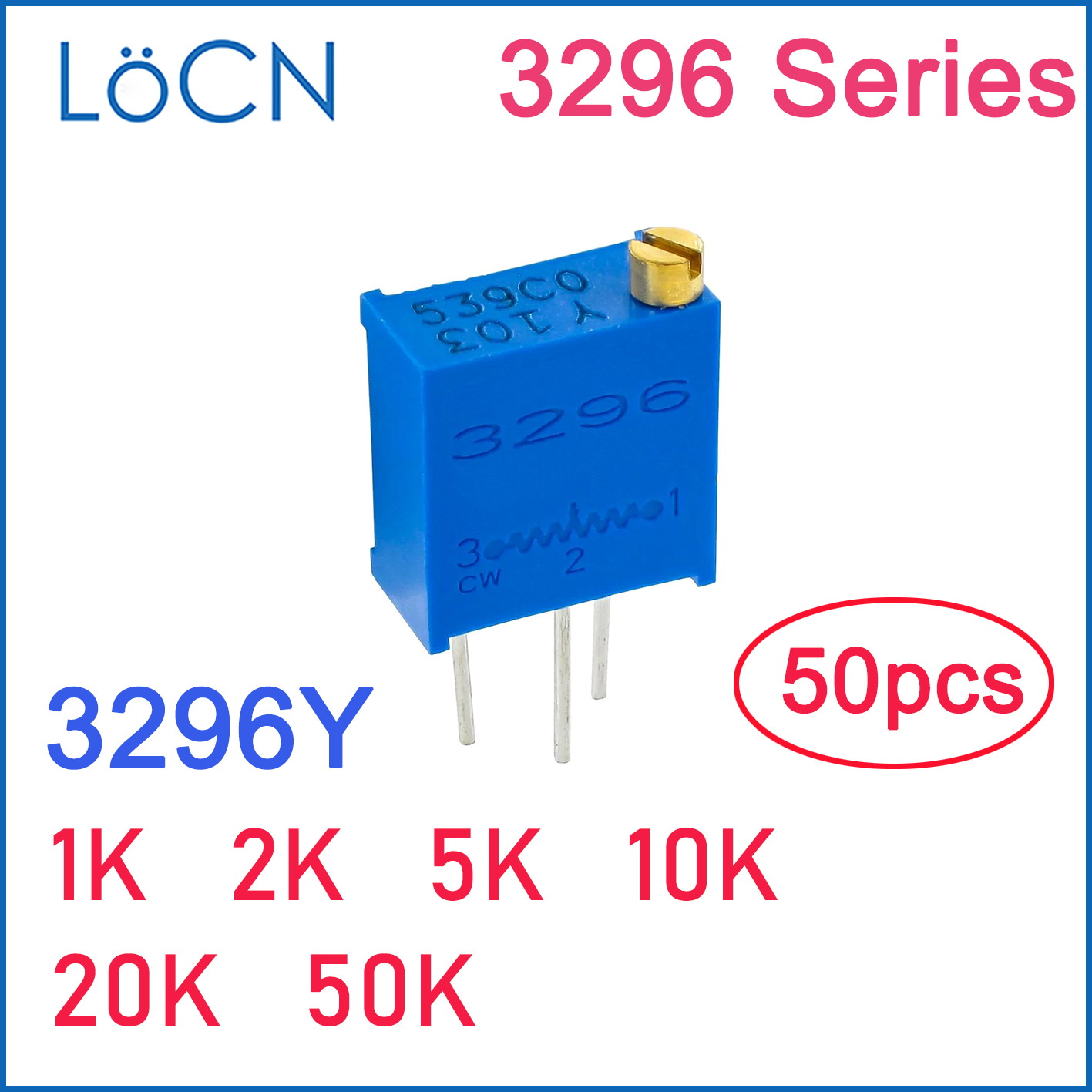 3296Y 1K 2K 5K 10K 20K 50K Tri - Potentiometer 10K recensie en prijs