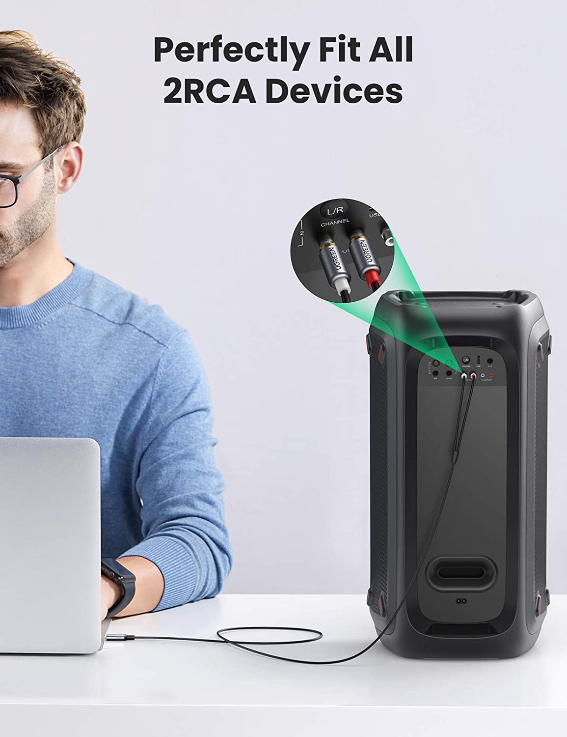 UGREEN USB-C naar RCA audiokab - Audio Cable Rca recensie en prijs