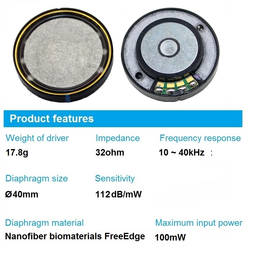 Hifi Full Range Unit 40Mm Hoof - Diy Headphone recensie en prijs