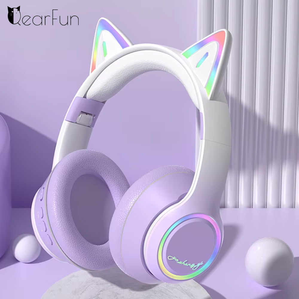 RGB Cat Ear Bluetooth-hoofdtel - Audio Cable Rca recensie en prijs