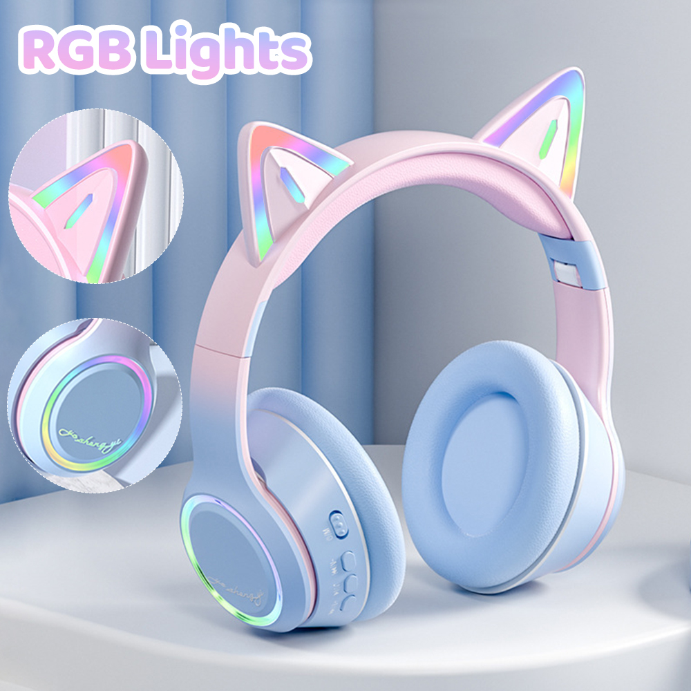 RGB Cat Ear Bluetooth-hoofdtel - Audio Cable Rca recensie en prijs