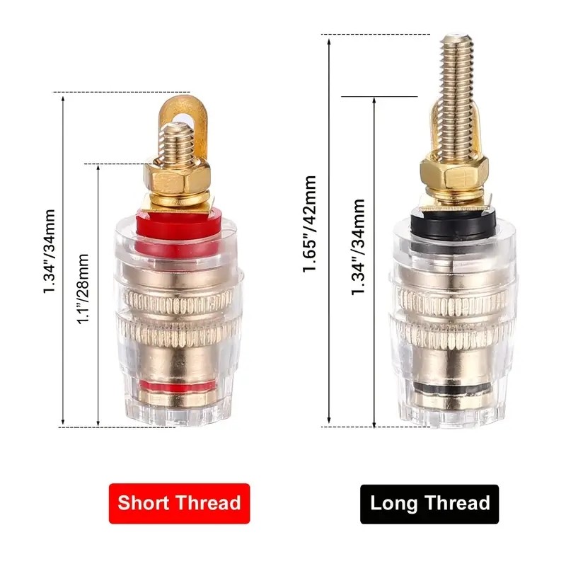 2/4 stuks 4mm banaansokkel ver - Banana Plug recensie en prijs