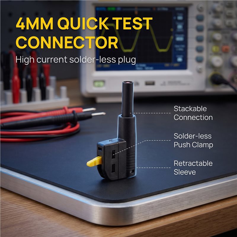 4 mm snelkoppelbare bananenste - Banana Plug recensie en prijs