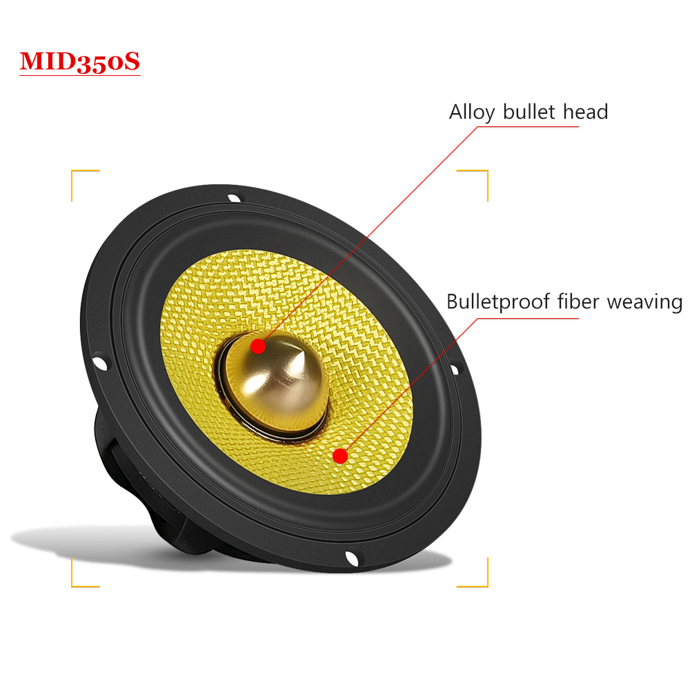 3,5 inch kogelgeleide midrange - Speaker Driver recensie en prijs