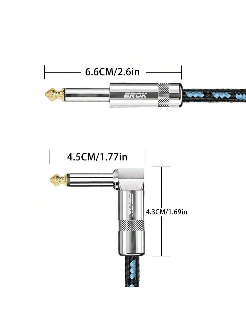 EROK 6,35 mm gitaarinstrumentk - Audio Cable Rca recensie en prijs