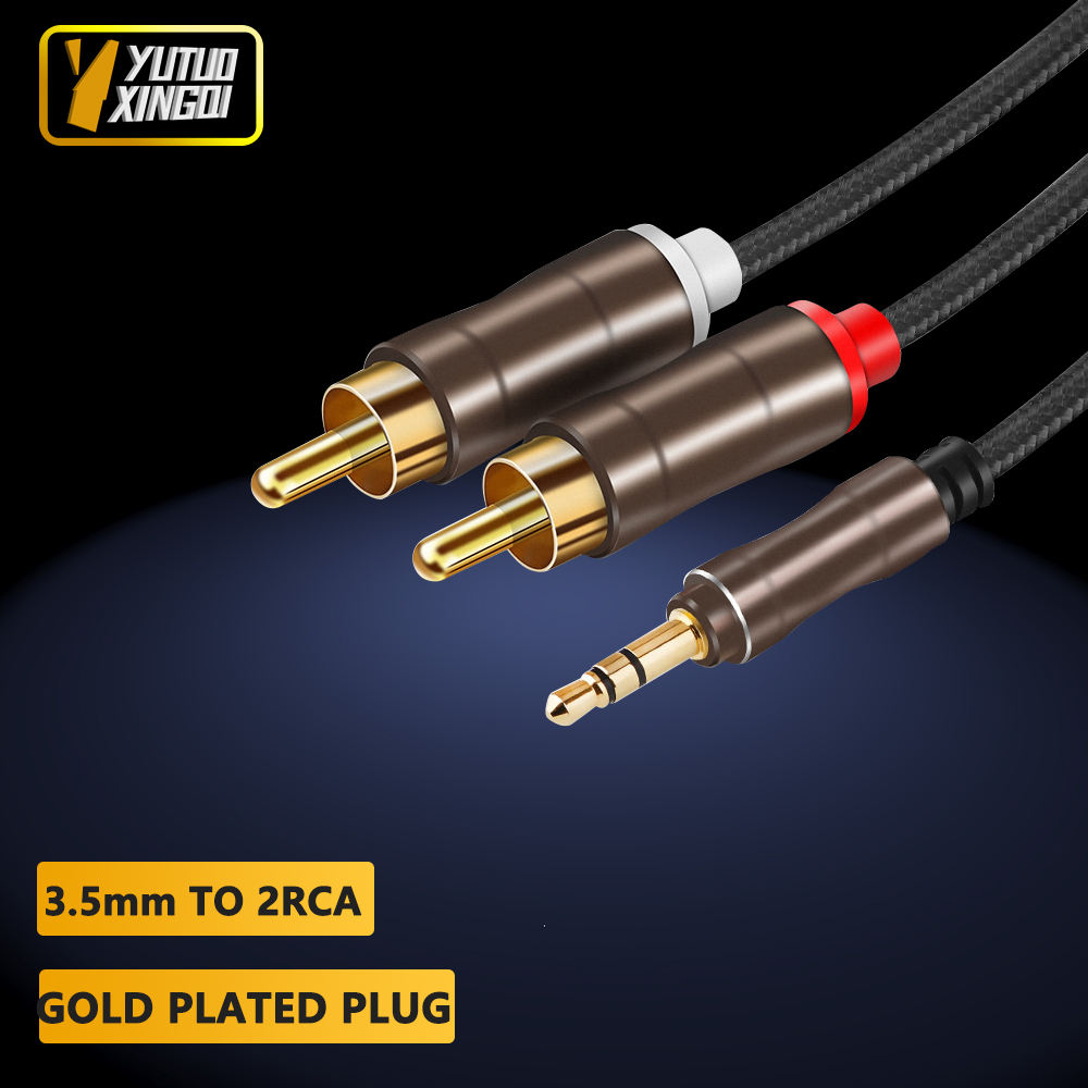 3,5 mm naar 2 RCA dubbele Lotu - Audio Cable Rca recensie en prijs
